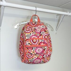 Vera Bradley Floral‎ Quilted Pink Backpack- OS